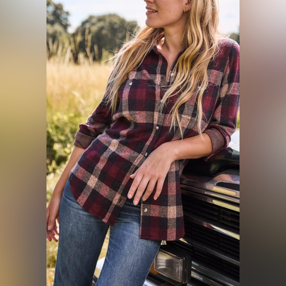 Faherty Legend™ Sweater Shirt Burchfield Plaid